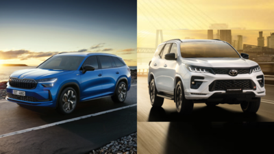 2025 Skoda Kodiaq vs Toyota Fortuner Price features engine specs compared