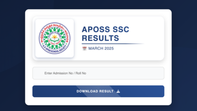 APOSS SSC Inter results 2025 declared 53 12 students pass Inter exam Check direct link to access your scorecards here