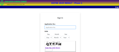 KIITEE result 2025