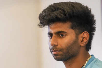 Lucknow Lucknow Super Giants Mayank Yadav during a press conference ahead of
