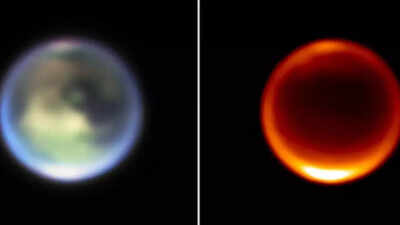 NASAs James Webb Space Telescope captures images of unusual cloud formation of Saturns biggest moon Titan