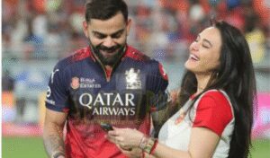 Preity Zinta and Virat Kohli