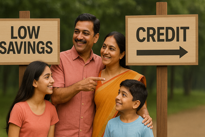 Credit over caution: Household savings in India fall to 18.1% of GDP; more Indians rely on credit to fund expenses