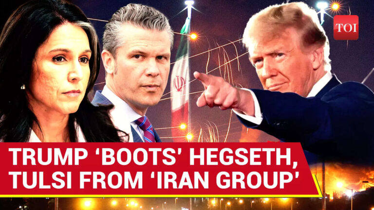 Trump Excludes Gabbard, Hegseth From Secret Iran Strategy Group Amid Nuclear War Fears