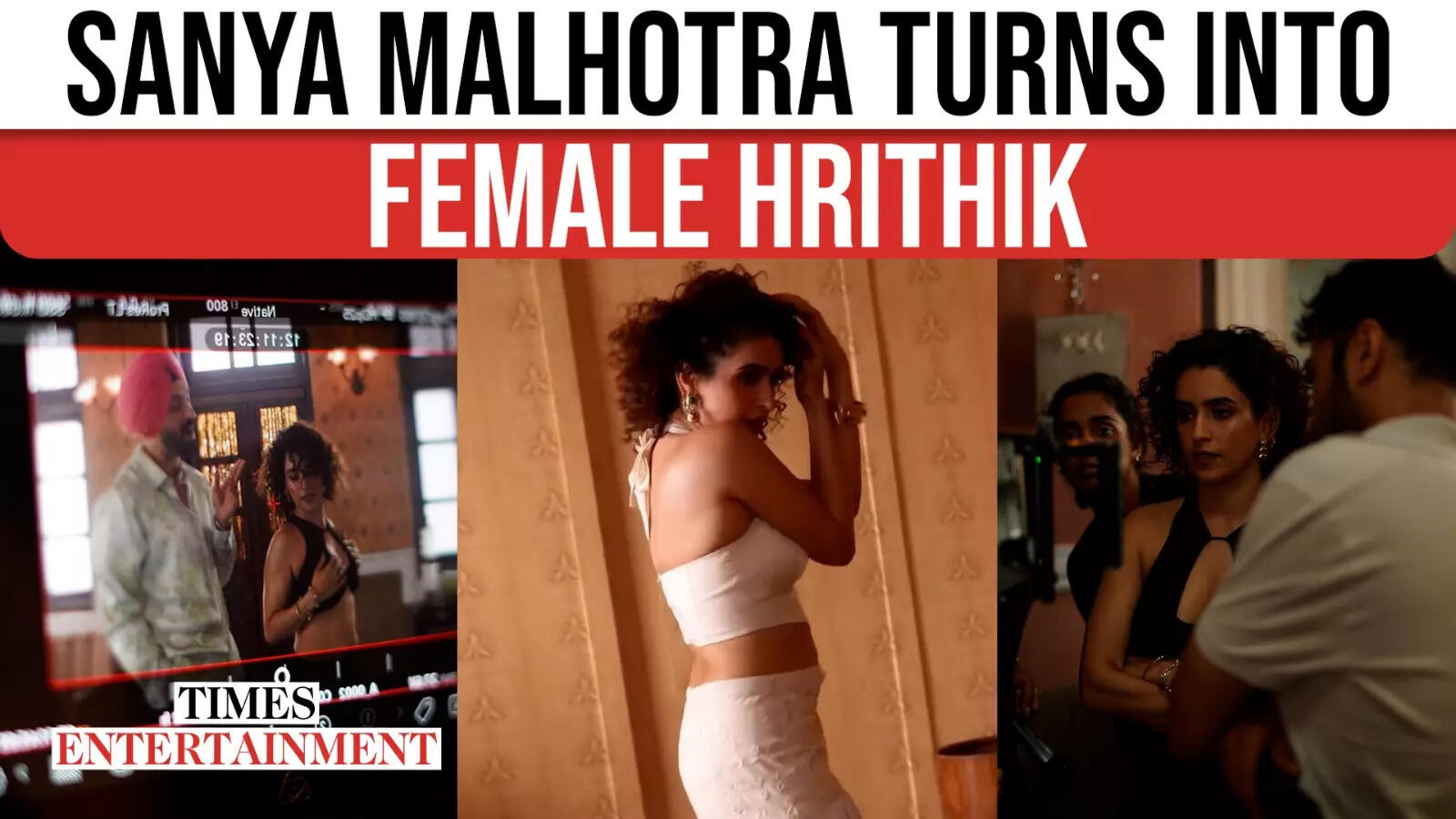 Sanya Malhotra Shares 'Charmer' BTS — Fans Call Her 'Female Hrithik'! 1 124757600.cms