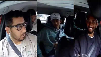 Surprise pickup! Team India players take cab in Adelaide; driver left speechless - watch | Cricket News 1 1280720 photos 2025 10 23t212922069