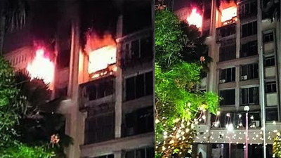 a couple in mumbai faced an inferno on the 7th floor of their apartment
