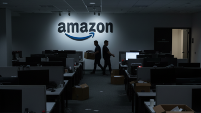 amazon job cuts image is ai generated