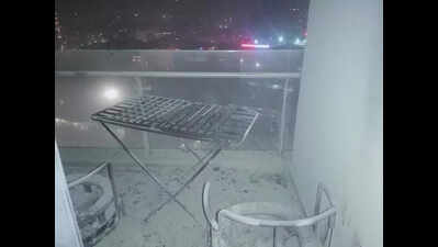 firecracker blaze in jvlr building