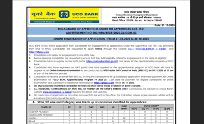 uco bank recruitment 2025