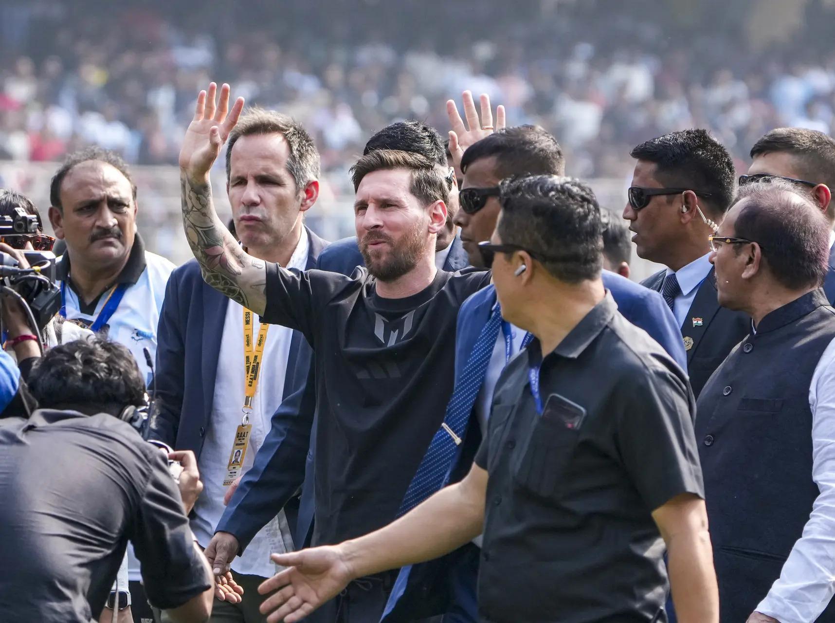 GOAT Tour Lionel Messi in Kolkata