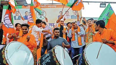 bjp emerged as the single largest party in maharashtra39s local body polls