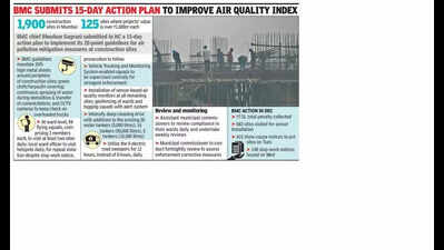 bombay high court slams bmc for doing nothing to curb air pollution in mumbai orders daily surprise visits at construction sites and rmc plants