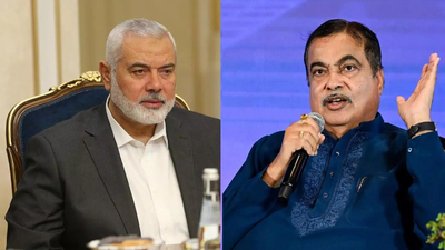 ismail haniyeh left nitin gadkari file