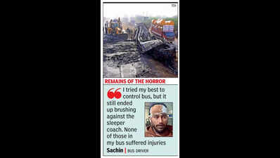 karnataka bus accident how a young bus drivers snap decision saved 43 students