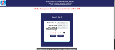 MP Police ASI and Subedar admit card 2025 released for 500 vacancies at esb.mp.gov.in: Direct link to download hall ticket here