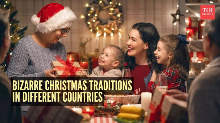 7 weird yet wonderful Christmas traditions from different countries that bring families and people together