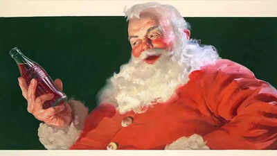 santa was not always dressed in red and white there was one ad which changed the way santa looked forever