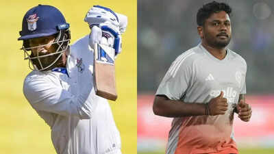 swastik samal in ranji trophy and sanju samson pti photo