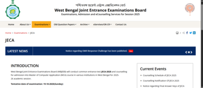 wb jeca counselling 2025 round 1 registration begins at wbjeebnicin direct link to apply here