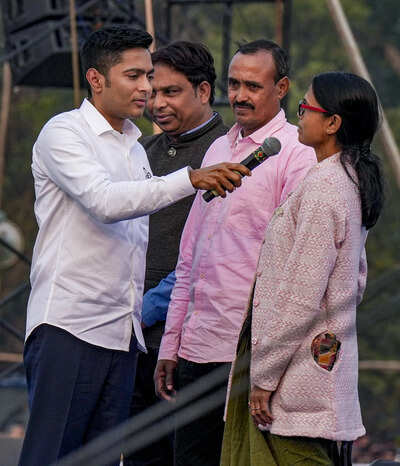 abhishek banerjee at tmc rally in wb39s baruipur