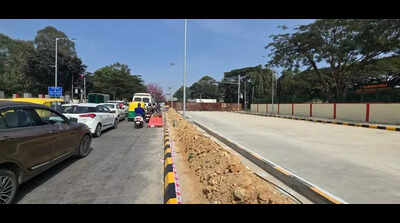 after 6 years of bengaluru metro work kamaraj road fully reopens