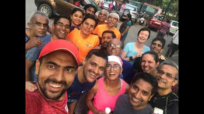 all smiles the group selfie is part of bhukmp39s running rituals
