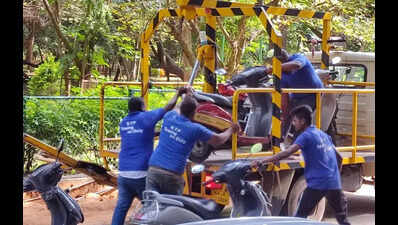 bengaluru set to resume towing drive to curb illegal parking