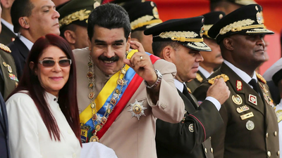 maduro and his wife cilia flores photo credit ap