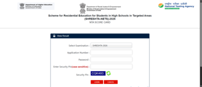 nta shreshta nets result 2026 released direct link to download scorecard here