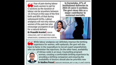 pain free labour karnataka government hospitals to roll out options for relief