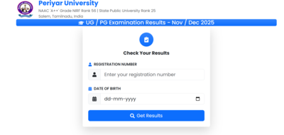 periyar university result 2025