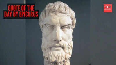quote of the day by epicurus