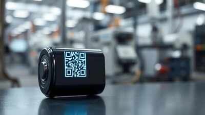 sleek battery with digital tracking