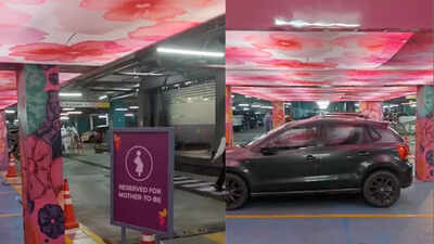visitor from pune was impressed by nexus koramangala mall39s 39pink parking39 initiative